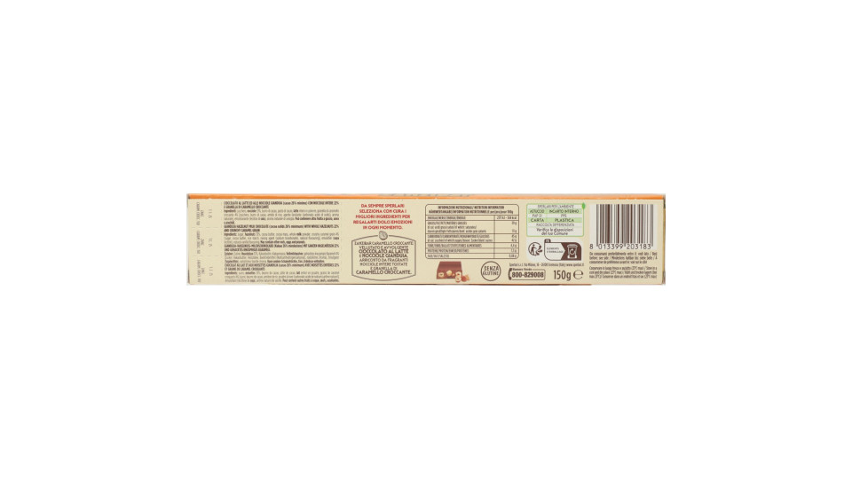 Sperlari Zanzibar il Nocciolato Caramello Croccante Gianduia...