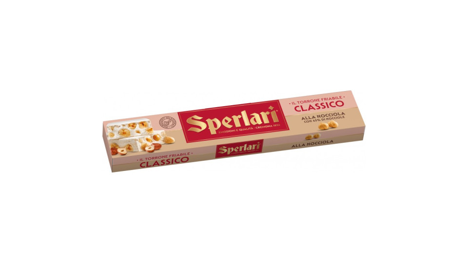 Sperlari torrone classico alla nocciola gr.250