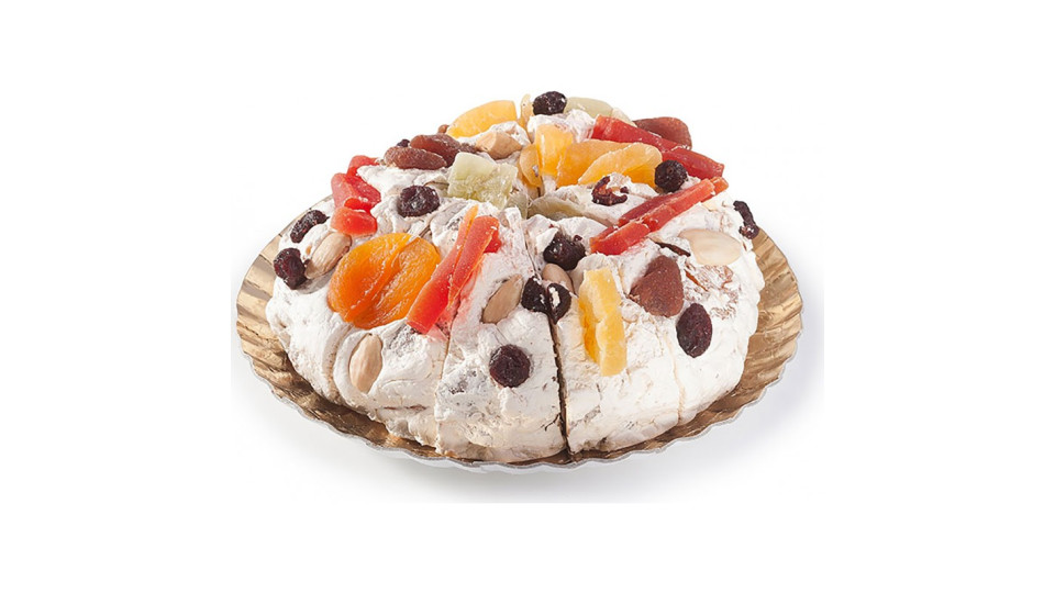 Rivoltini torta torrone tenero e frutta kg.4