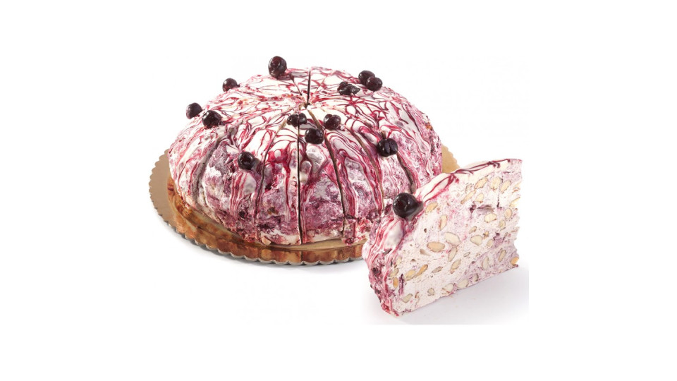 Rivoltini torta torrone tenero e amarene kg.4