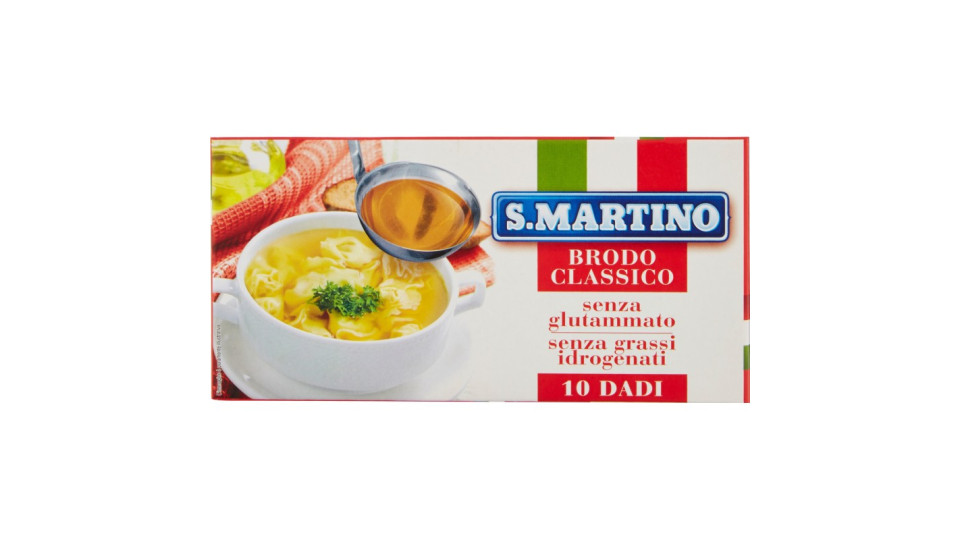 S.Martino Brodo Classico 10 Dadi 110 gr.