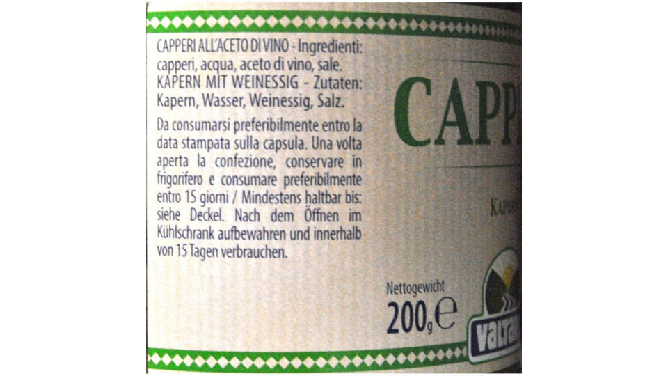 Valtaro capperi - gr.100