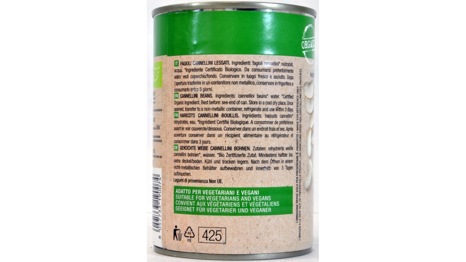Gusto sano fagioli cannellini bio 400g