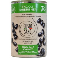 Gusto sano fagioli neri bio bio 400g