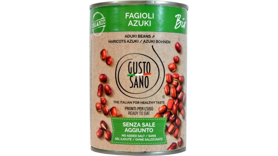 Gusto sano fagioli azuki bio 400g