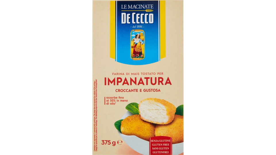 De Cecco Le Macinate Farina di Mais Tostato per Impanatura 375...