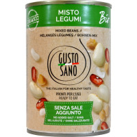 Gusto sano fagioli misti bio 400g