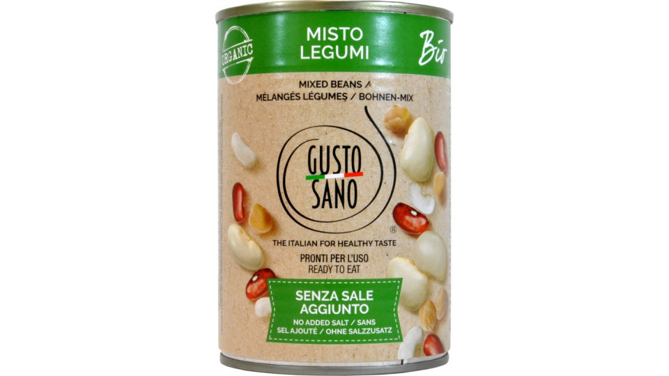 Gusto sano fagioli misti bio 400g