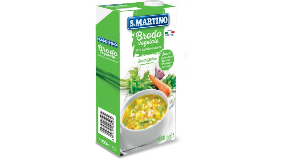 San Martino brodo vegetale brick lt.1