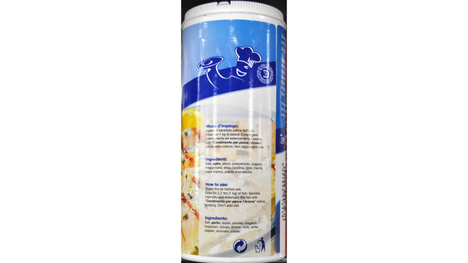 L'Aroma condimento al pesce barattolo gr120