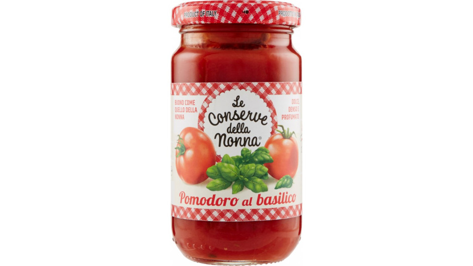 Le conserve della Nonna sugo pomodoro e basilico - gr.190