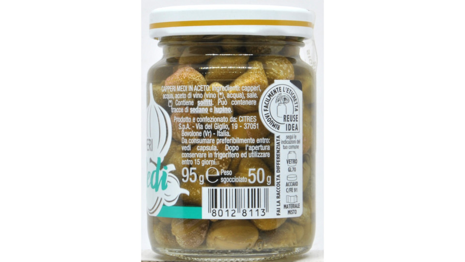 Citres capperi medi in aceto gr.95