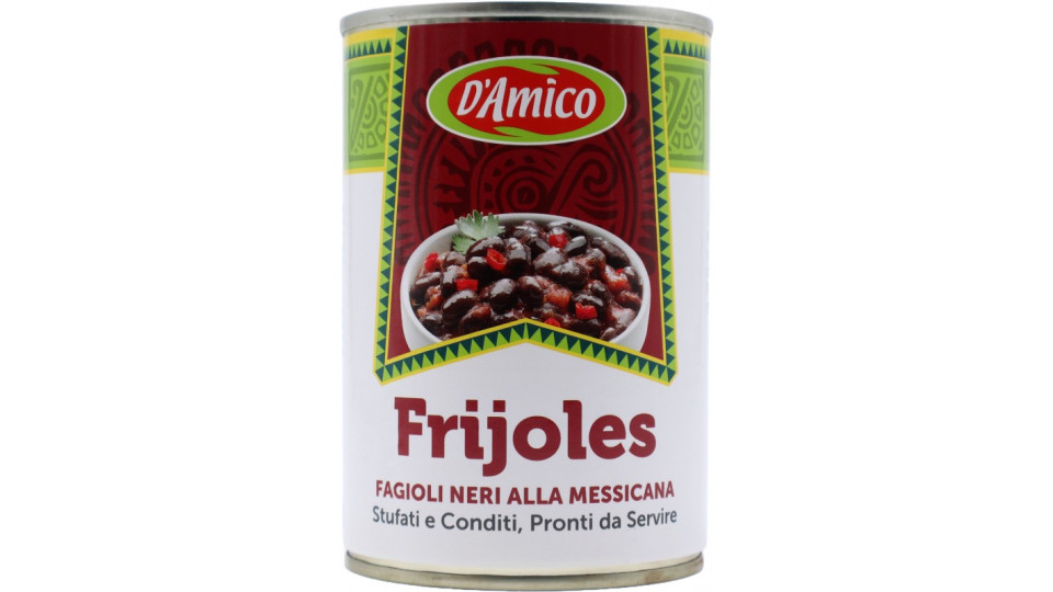 D'Amico Frijoles Fagioli Neri alla Messicana 400 g