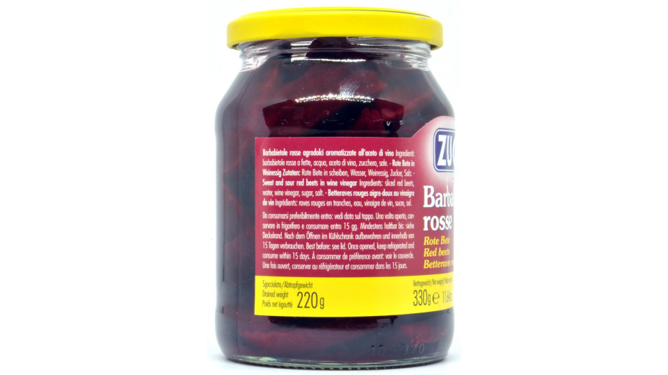 Zuccato Barbabietole rosse a fette gr.330