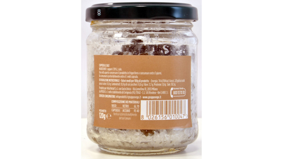 VèGè capperi lacrimella sotto sale gr.120