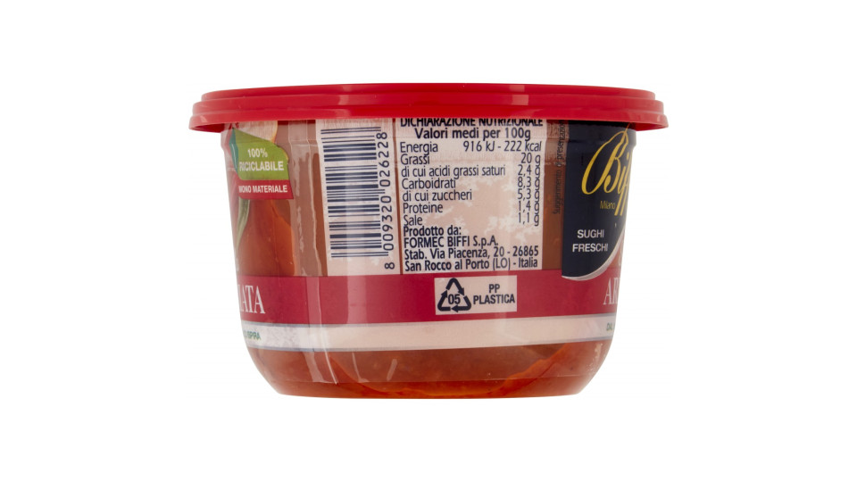 Biffi Che Sugo! Sugo alla Arrabbiata 190 g