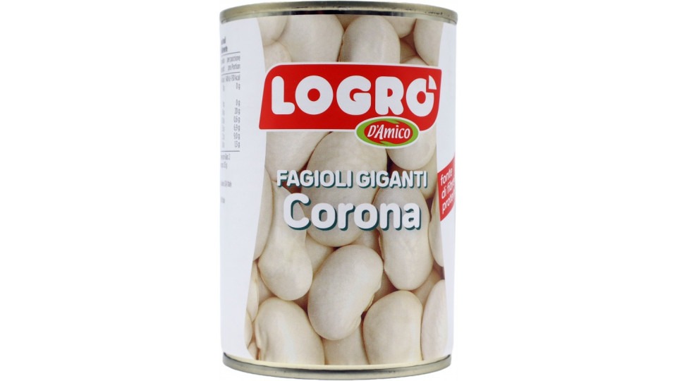 Logro fagioli corona lessati gr.400