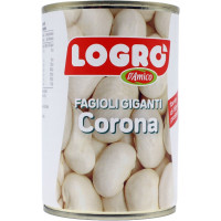 Logro fagioli corona lessati gr.400