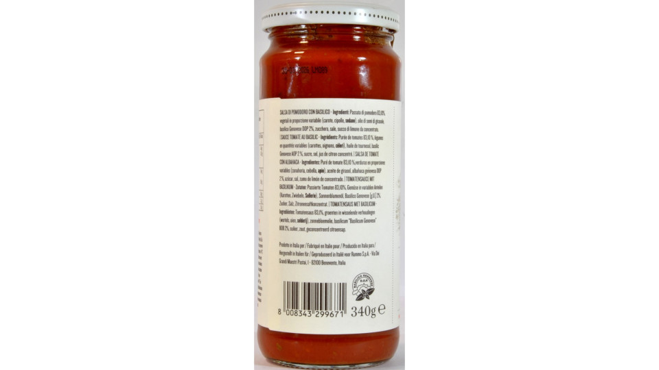 Rummo sugo con basilico gr.340