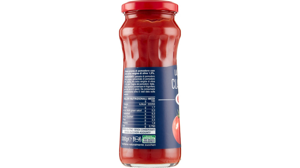 Barilla Salsa Pronta Datterini 100% ingredienti italiani 300g