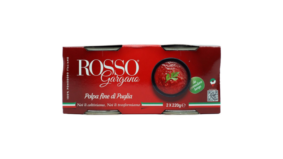 Rosso Gargano polpa fine gr.230x2