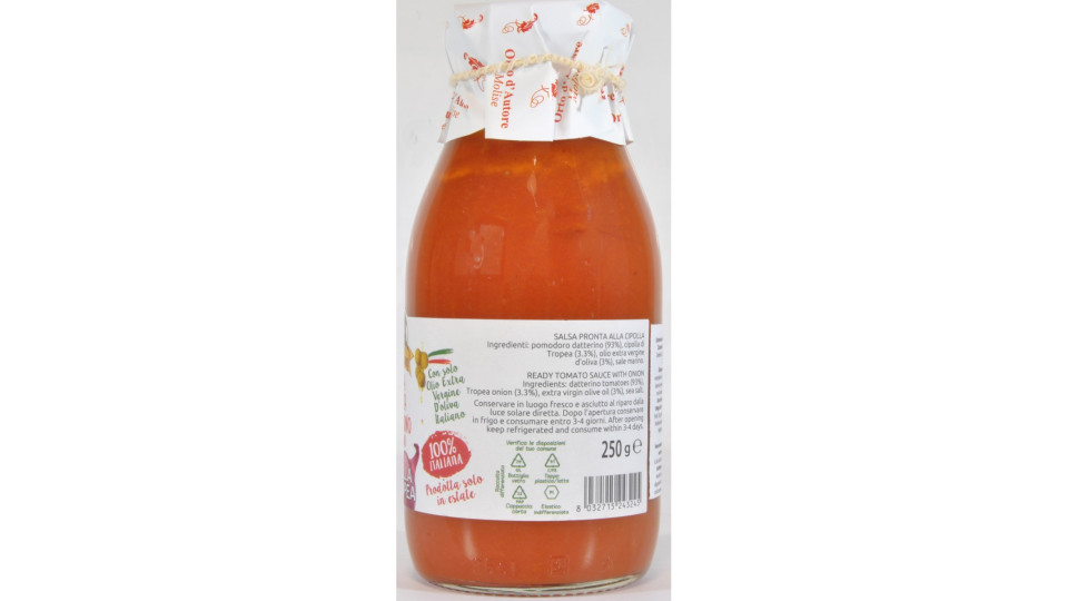 Orto d'autore sugo alla cipolla gr.250