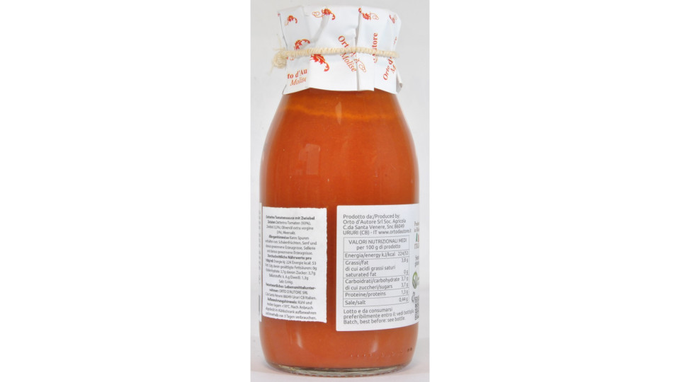 Orto d'autore sugo alla cipolla gr.250