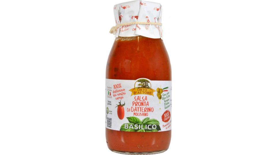 Orto d'autore sugo di pomodoro con basilico gr.250