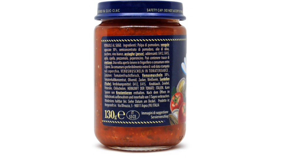 Isola d'oro vongolotte e pomodoro gr.130