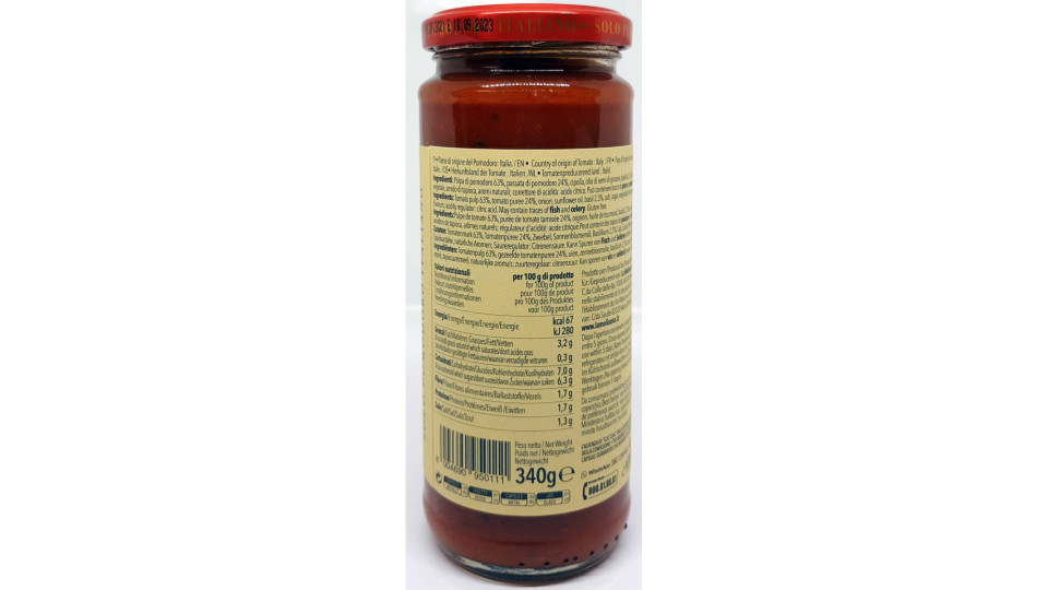La Molisana sugo al basilico gr.340