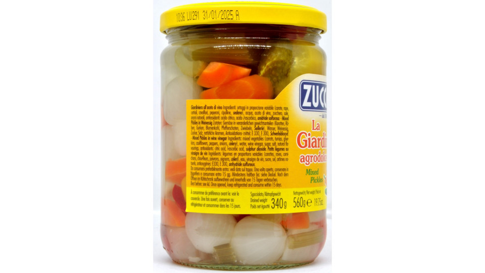 Zuccato la Giardiniera agrodolce 560 g