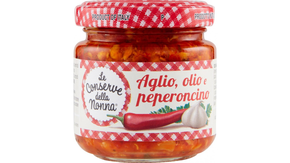 Le Conserve della Nonna Aglio Olio e Peperoncino 95 g.