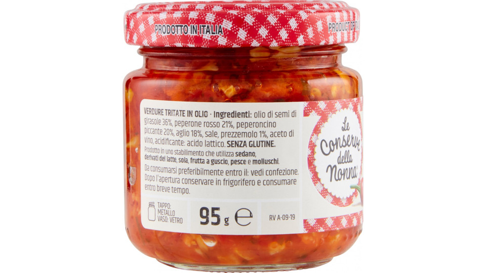 Le Conserve della Nonna Aglio Olio e Peperoncino 95 g.