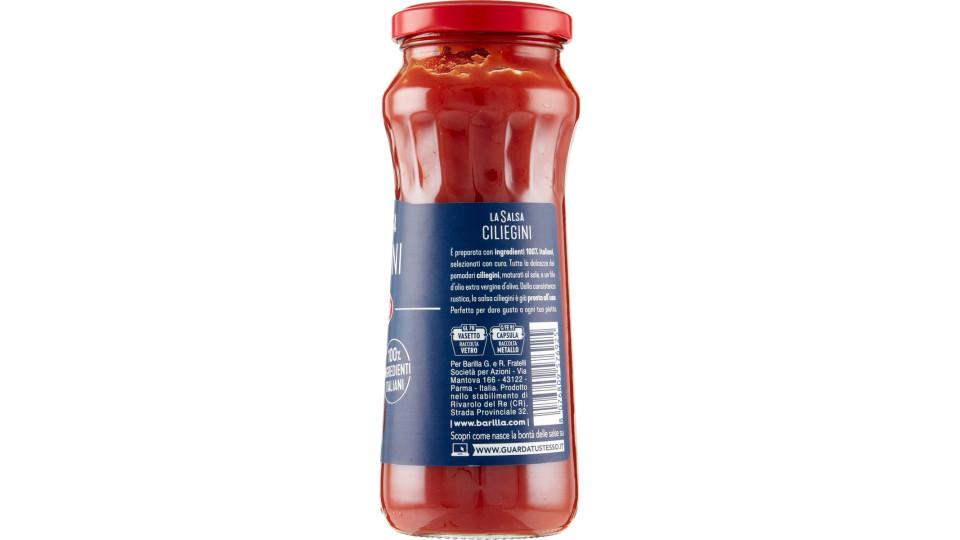 Barilla Salsa Pronta Classica 100% ingredienti italiani 300g