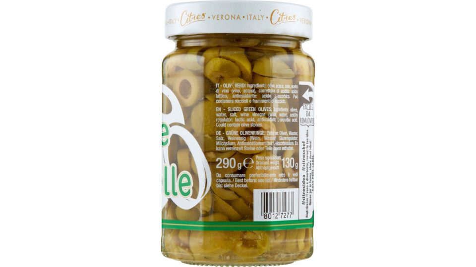 Citres Olive verdi Rondelle 290 g