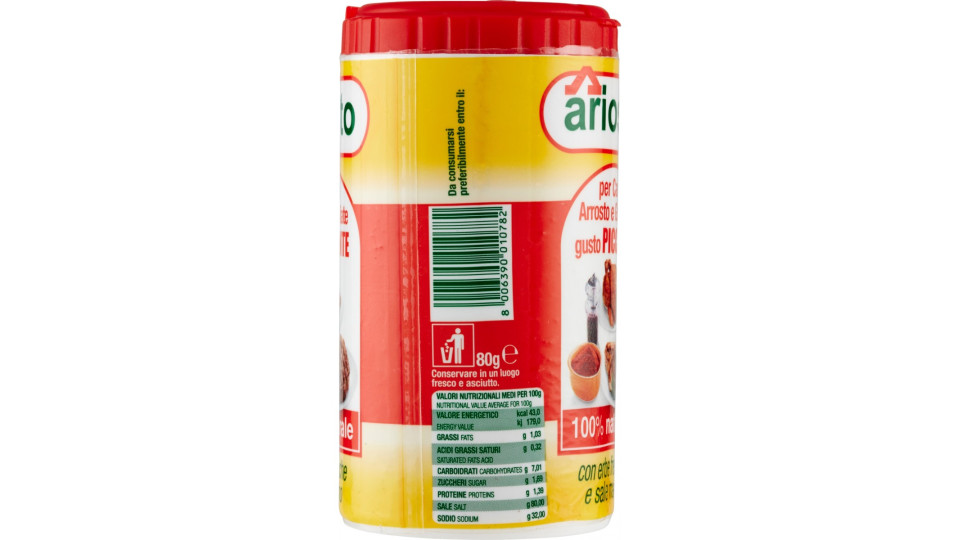 Ariosto Per carni arrosto e grigliate gusto piccante 80 gr.