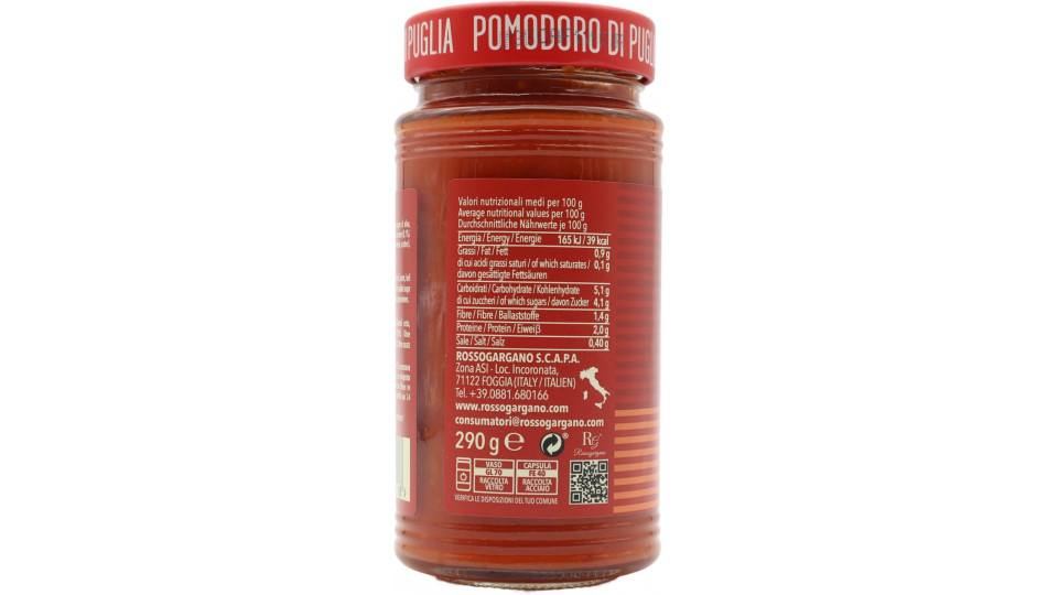 Rosso gargano sugo arrabbiata gr.290