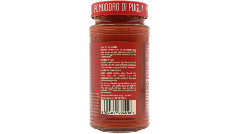 Rosso gargano sugo arrabbiata gr.290