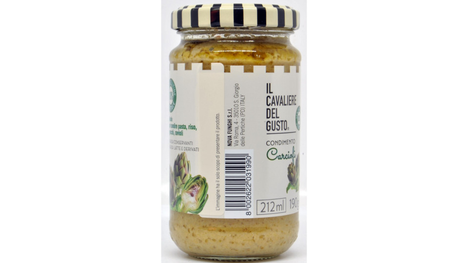 Cavaliere del gusto condimento ai carciofi gr.190