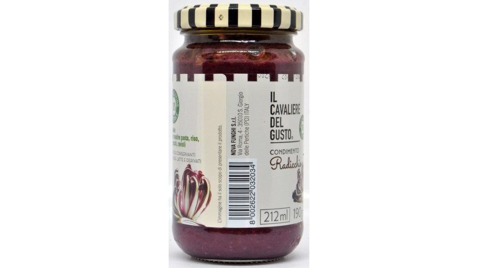 Cavaliere del gusto condimento al radicchio gr.190