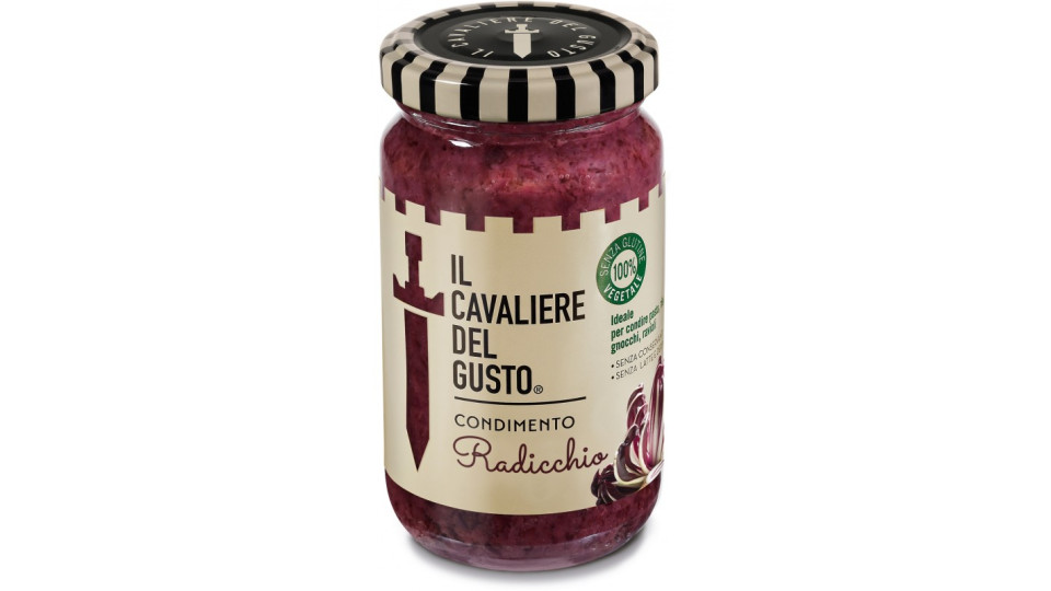 Cavaliere del gusto condimento al radicchio gr.190