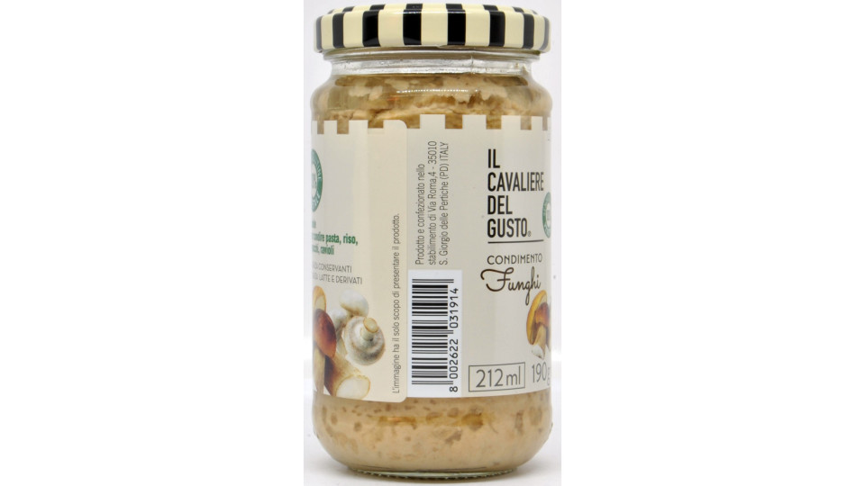 Cavaliere del gusto condimento ai funghi gr.190