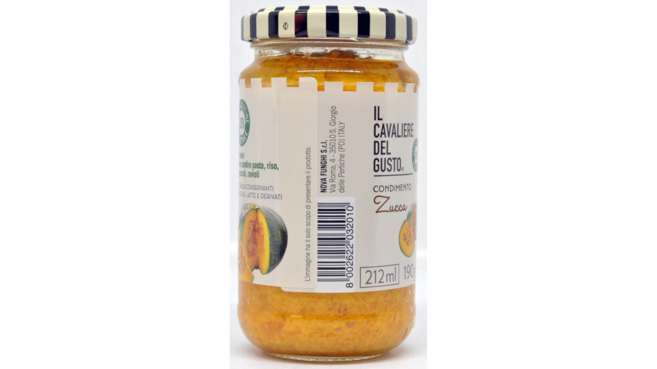 Cavaliere del gusto condimento alla zucca gr.190