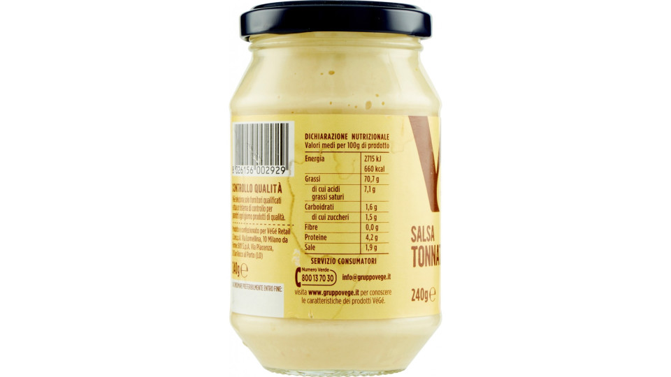 VéGé Salsa Tonnata 240 g