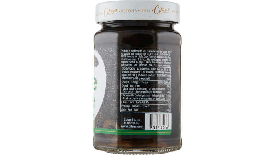 Citres olive nere snocciolate - gr.290
