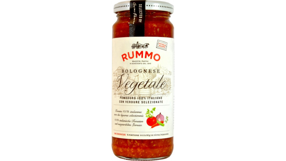 Rummo sugo alla bolognese vegetariano gr.340