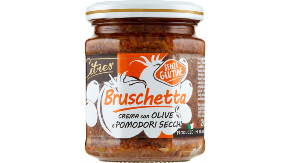 Citres Bruschetta Crema con Olive e Pomodori Secchi 200 gr.