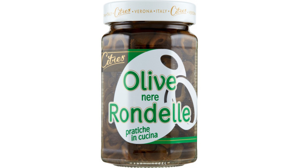 Citres Olive nere Rondelle 290 gr.