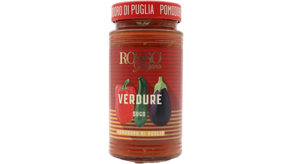 Rosso gargano sugo verdure vetro gr.290