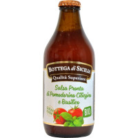 Salsa pronta pomodori cliliegini con basilico bio gr.300